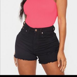 PLT Curvy Mom Fit Shorts